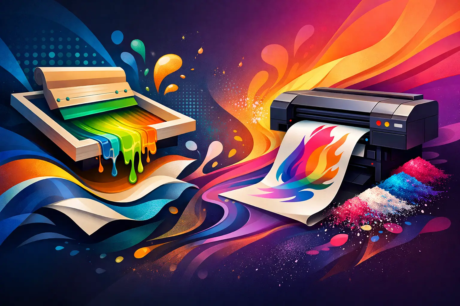 Screen Printing vs DTF: qué técnica conviene