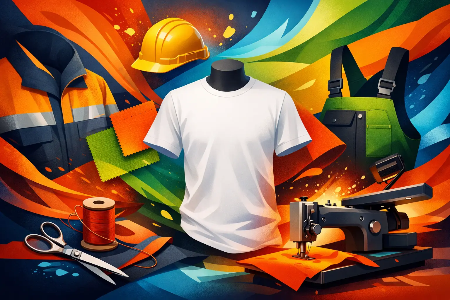 Cómo personalizar ropa laboral resistente