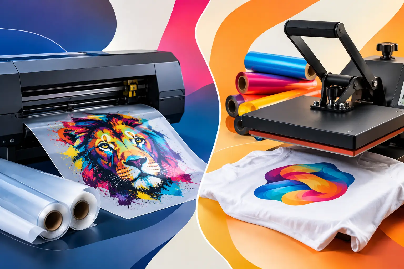 DTF frente vinilo textil: qué técnica elegir