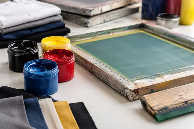 Selección de mallas serigráficas por tinta y detalle