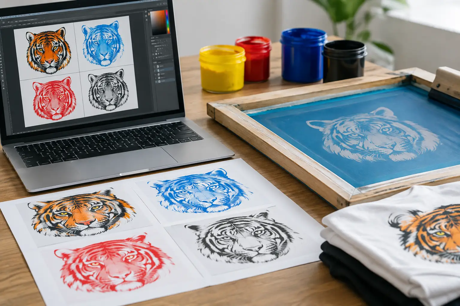 Separación de colores para serigrafía en Photoshop